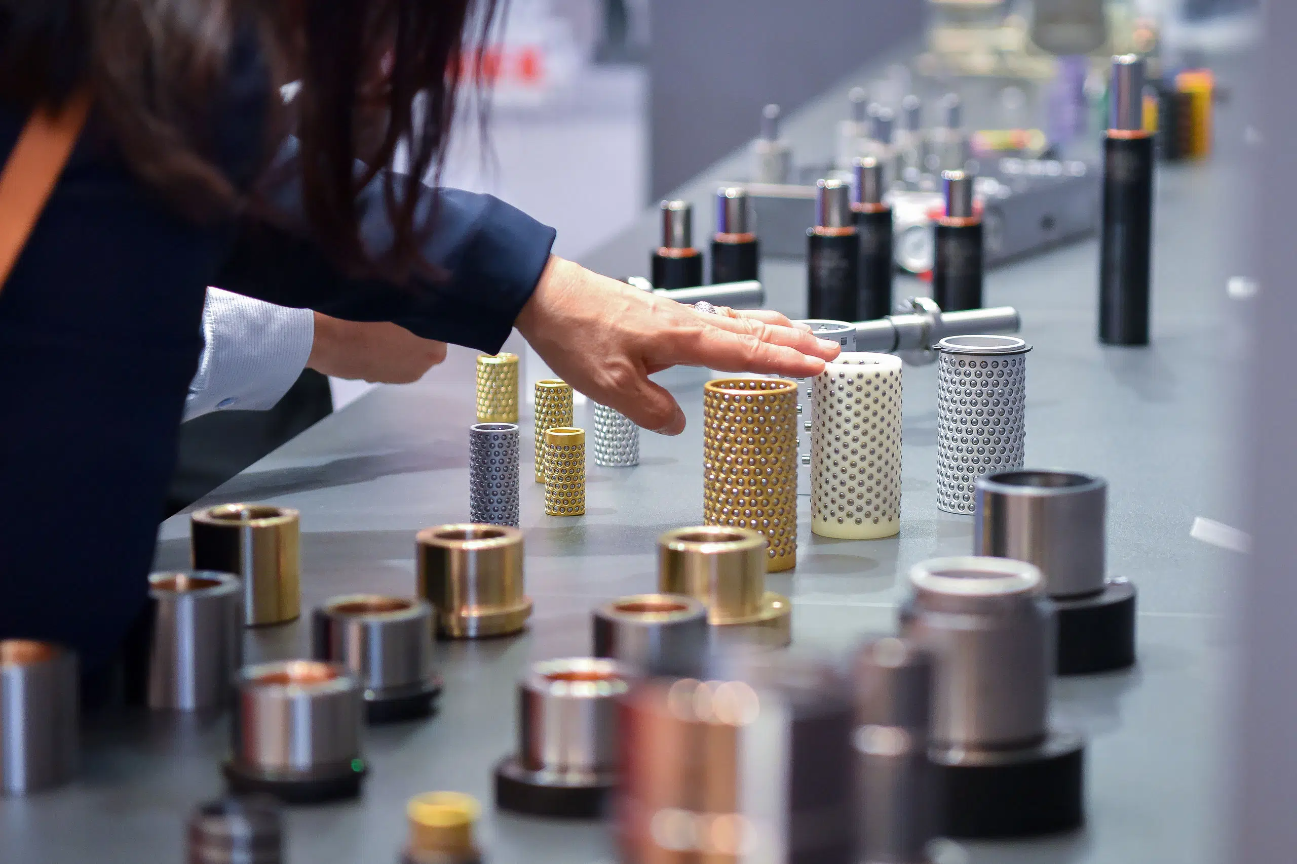 Stanztec Fachmesse für Stanztechnik stanztec impressionen SCHALL Ausstellungsstücke